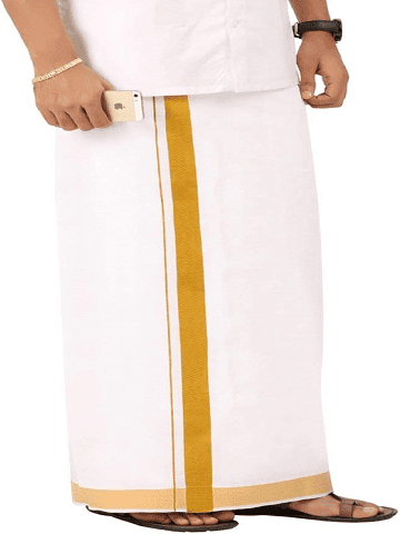 Vesti White - Golden Border