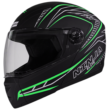 STUDDS NINJA ELITE SUPER D5 MATT BLACK N3 (XL)