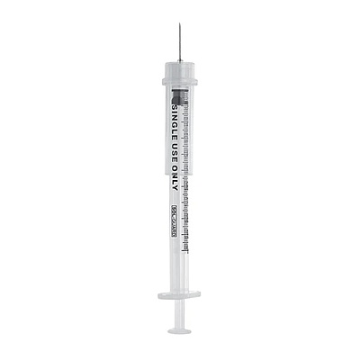 Sol-Guard Safety TB Syringe with Fixed Needle (BX/100EA) Sol-Guard Safety TB Syringe with Fixed Needle (BX/100EA)