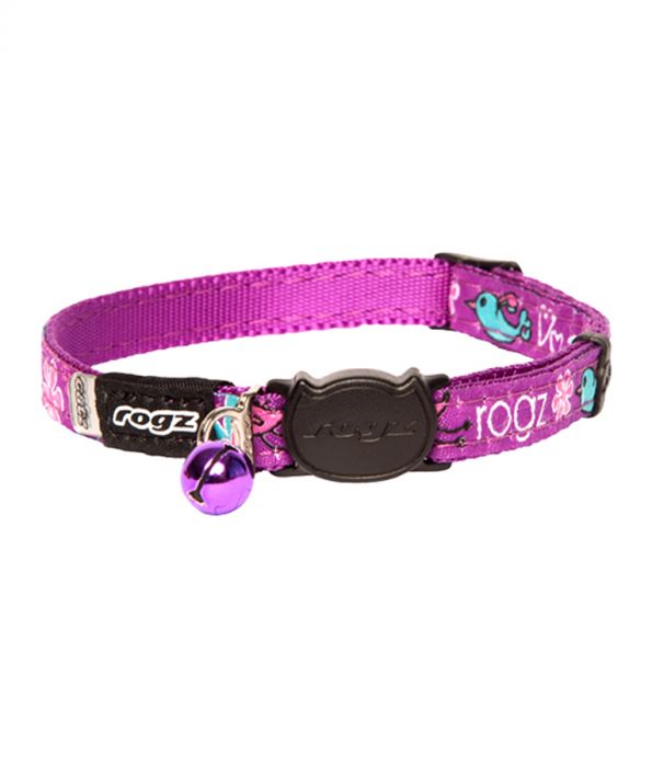 Rogz Fancy Cat Collar Lovebirds