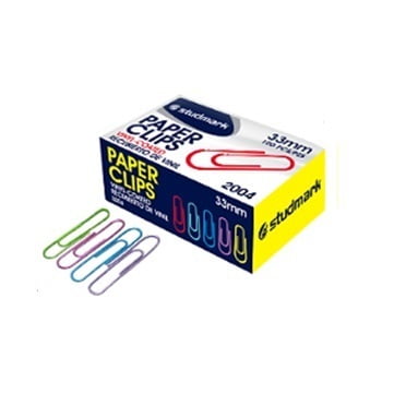 Studmark Regular Colour Coated Paper Clip
