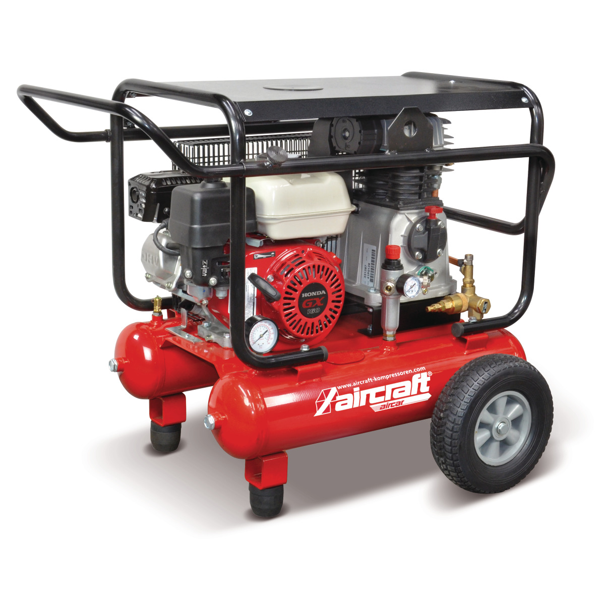 AIRCRAFT AIRCAR-BAU 500/20 B PRO – Mobile Piston Compressor With Petrol Engine