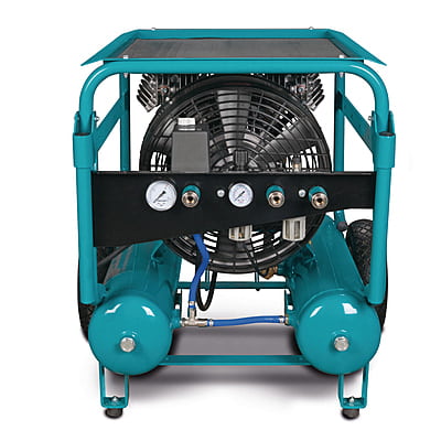AIRCRAFT Aircar 553/22 PRO – Mobile, Directly Flanged 2-Cylinder Piston Compressor