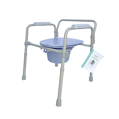 2007W elongated folding commode