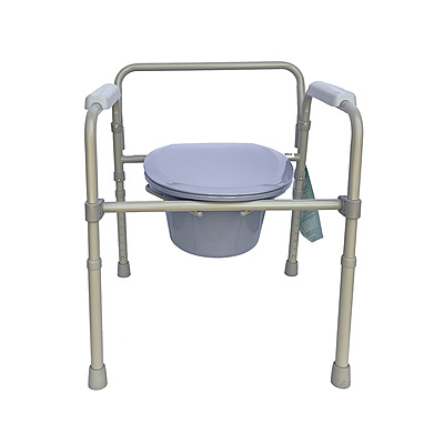 2007W elongated folding commode