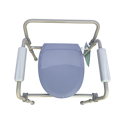 2007W elongated folding commode