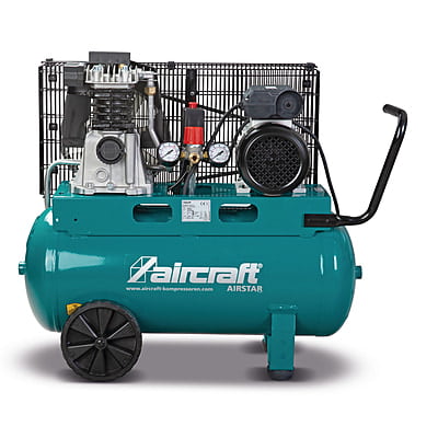 AIRCRAFT AIRSTAR 321/50 E – Mobile Piston Compressor With Belt Drive