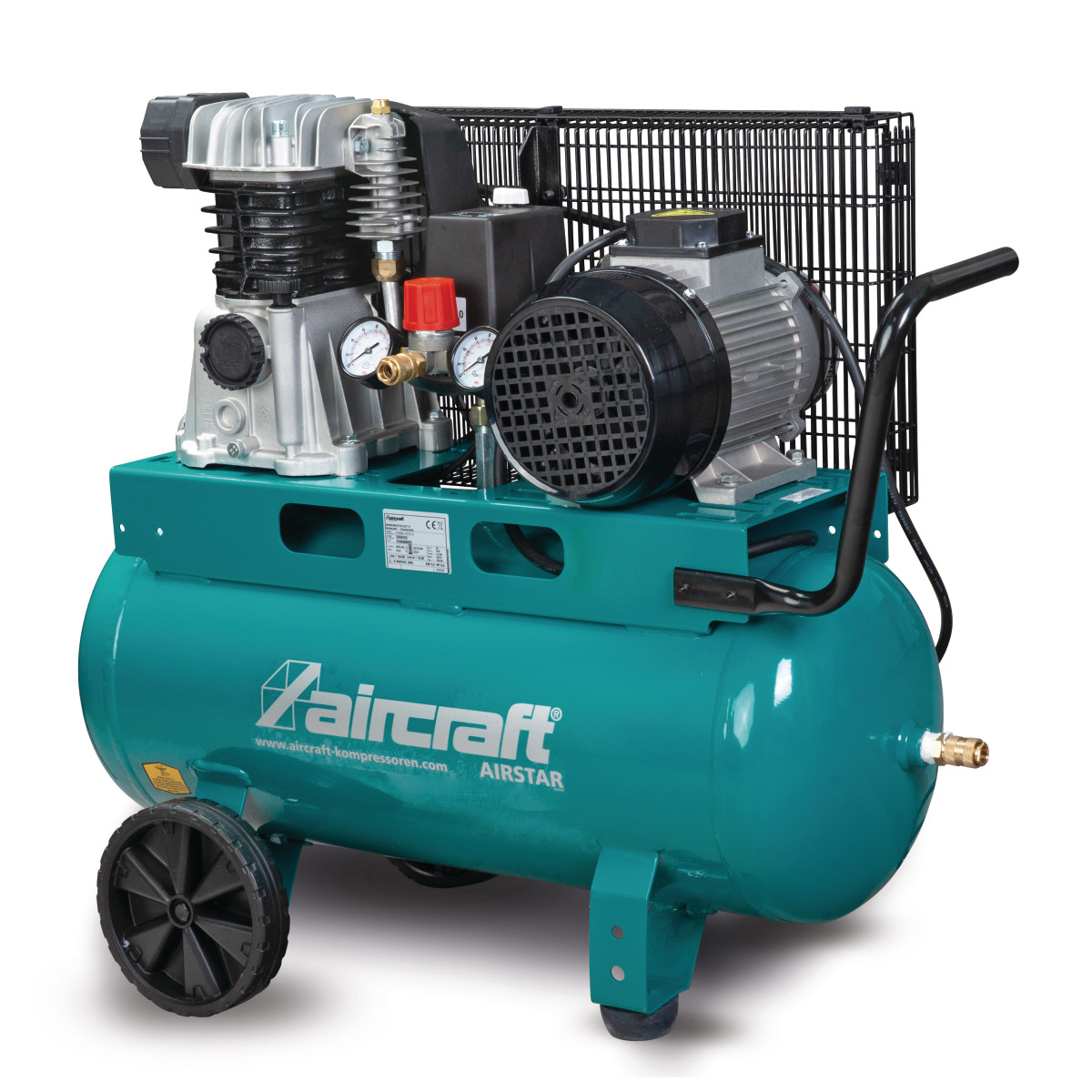 AIRCRAFT AIRSTAR 403/50 E 400V – Mobile Piston Compressor With Belt Drive