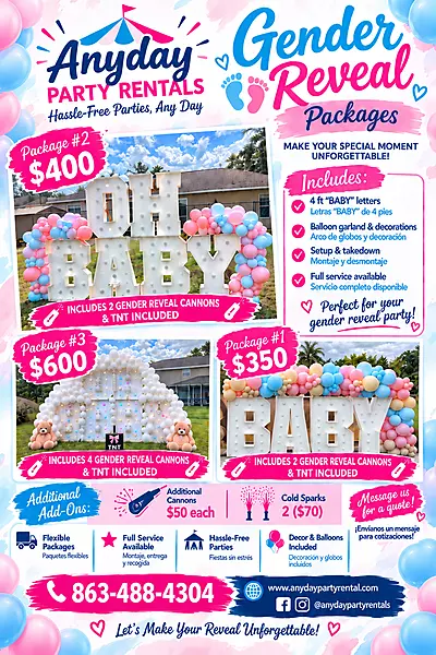 Package Reveal Basic OH BABY / Revela el paquete Basic OH BABY