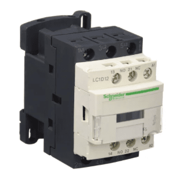 Schneider, LC1D12Q7, Electric TeSys D LC1D 3 Pole Contactor - 12 A, 400 V ac Coil, 3NO