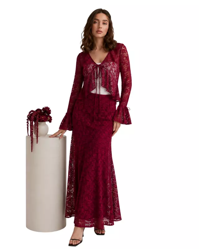 Lace Two-Piece Set