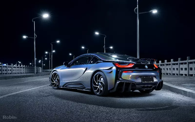 BMW i8 BZK Carbon Fiber Rear Diffuser (2014β2018)