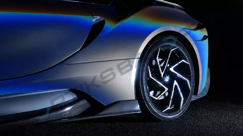 ?️ BZK Style Carbon Fiber Side Skirts – BMW i8 (2014–2018)