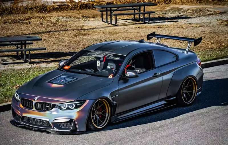 BMW M4 GTS2 Style Carbon Fiber Trunk Spoiler (2014–2023)