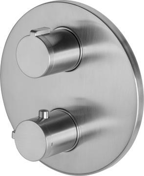 Baterie dus incastrata VEMA, V08115/AC.005 WELLNESS STEEL inox, termostatata