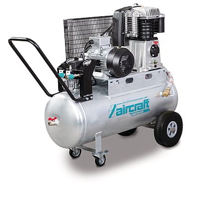 AIRCRAFT AIRPROFI 703/100 P – Mobile Piston Compressor With Belt Drive