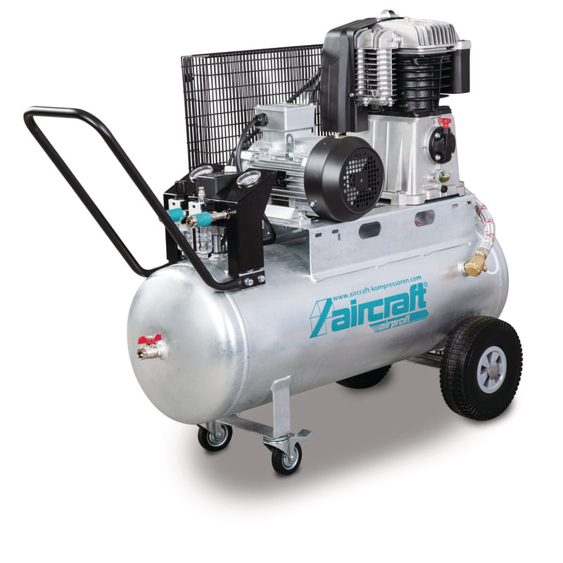 AIRCRAFT AIRPROFI 703/100 P – Mobile Piston Compressor With Belt Drive
