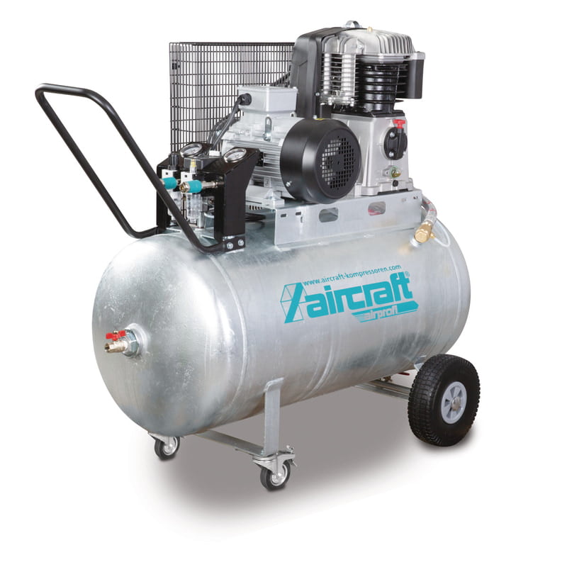 AIRCRAFT AIRPROFI 853/200 P – Mobile Piston Compressor With Belt Drive