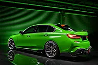 BMW 3 Series G20/G28 Carbon Fiber Rear Diffuser | BKSS Style (2019–2022)