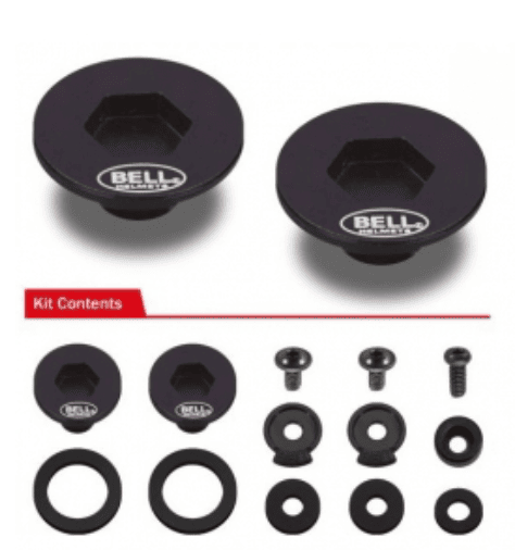 Helmet BELL Kit Screws (SE07 - SE077)-Black