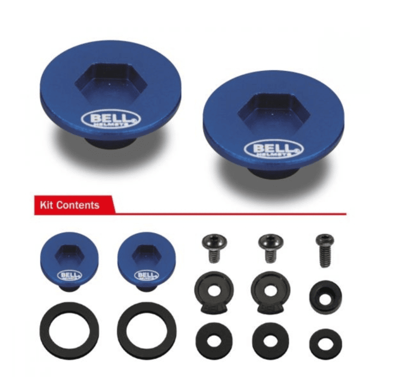 Helmet BELL Kit Screws  (SE07 - SE077)-Blue