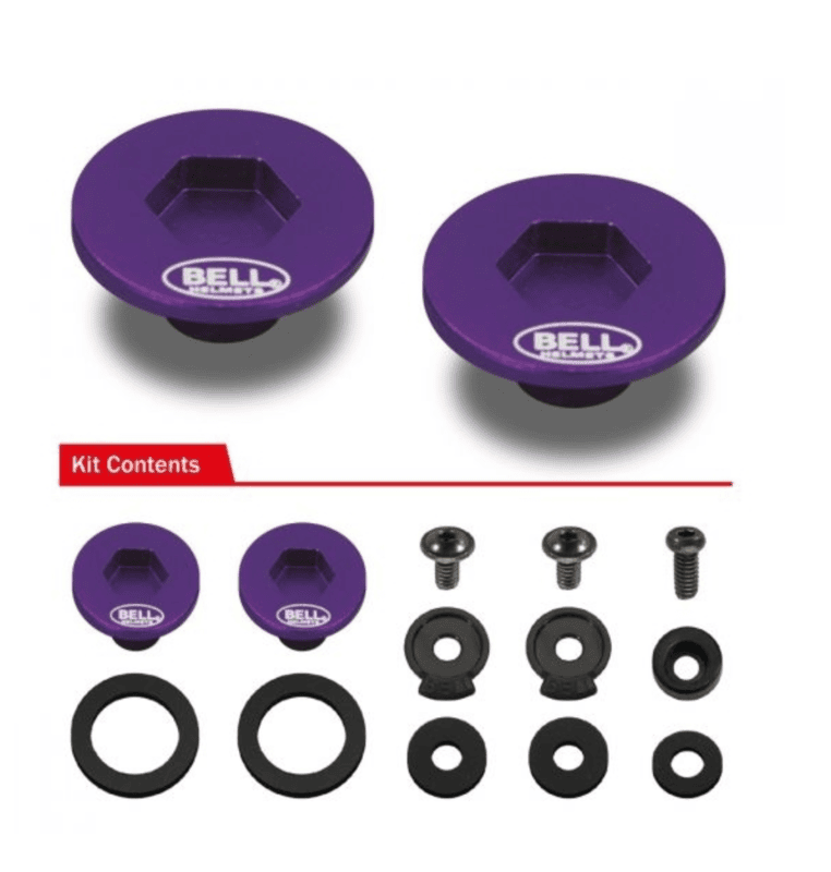 Helmet BELL Kit Screws  (SE07 - SE077)-Purple