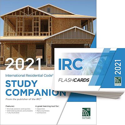 2021 International Residential Code Study Companion & Flashcards