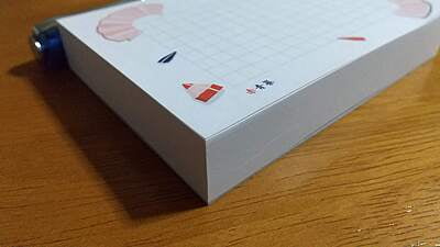 飾り原稿用紙メモ赤青纂 (GKM0016) [4582486341472]