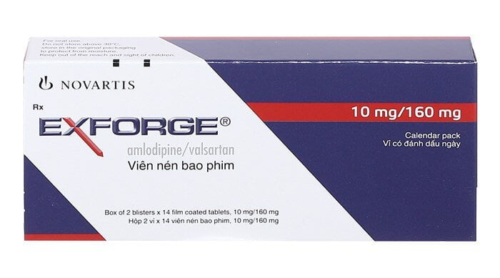 EXFORGE 10/160 MG 28 TABLET