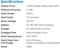 SPR-5-DFC Digital Force Control - Self-Piercing Rivet Gun System… SPR-5-DFC Digital Force Control - Self-Piercing Rivet Gun System…