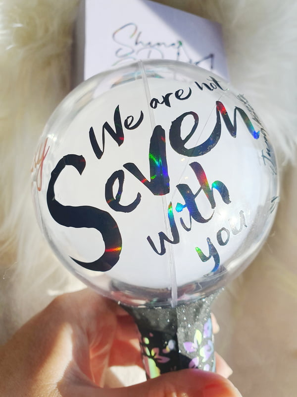 We Are Not Seven with You Decal We Are Not Seven with You Decal