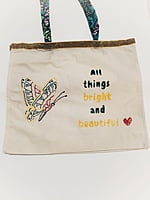 AYO HAND PAINTED TOTE AYO HAND PAINTED TOTE