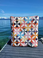 Flowering Patchwork Quilt Modern Quilt Pattern