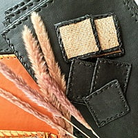 Vegan Leather and Jute Place Mats
