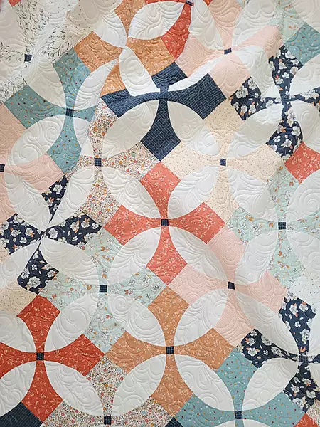 Flowering Patchwork Quilt Modern Quilt Pattern