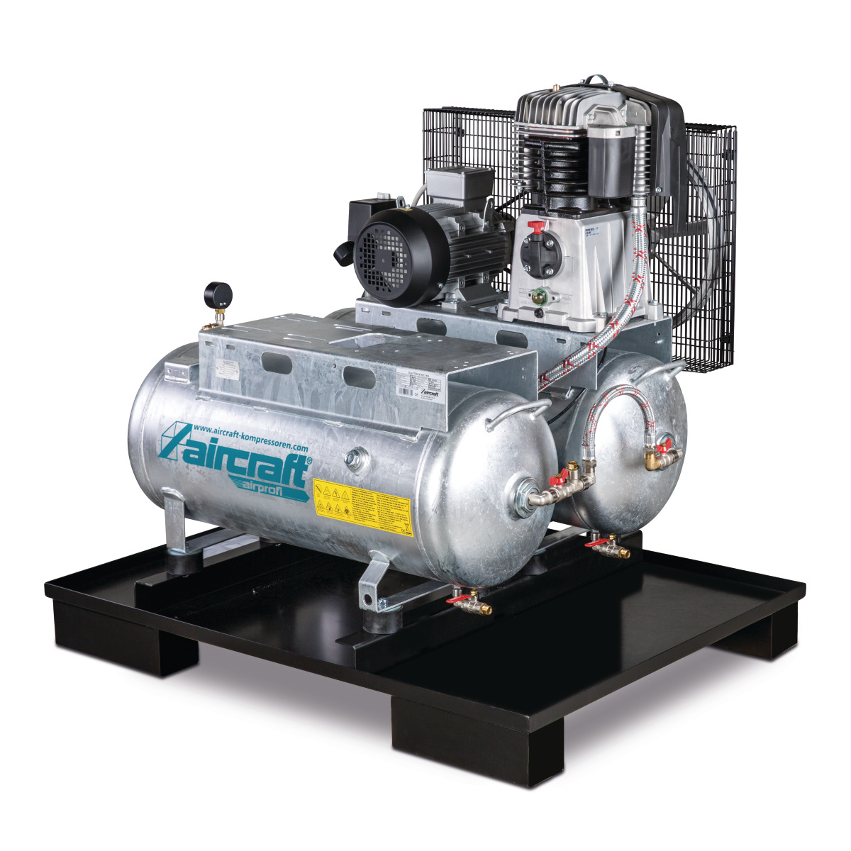 AIRCRAFT AIRPROFI DUO 703 / 2x75 / 13 – Stationary Piston Compressor