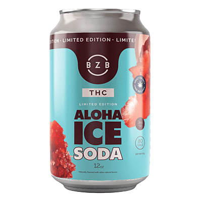 Aloha Ice - THC Soda, 3mg / 12oz | Case of 24 Aloha Ice - THC Soda, 3mg / 12oz | Case of 24