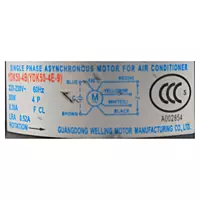 Motor Evaporador Para Mini Split Carrier, Ydk50-4B(Ydk50-4E-9), 220/230V,60Hz,50W,P,0.39A - 202400430113