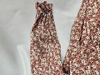 Pink Prairie Dress w/Matching Bonnet-Distressed Pink Prairie Dress w/Matching Bonnet-Distressed