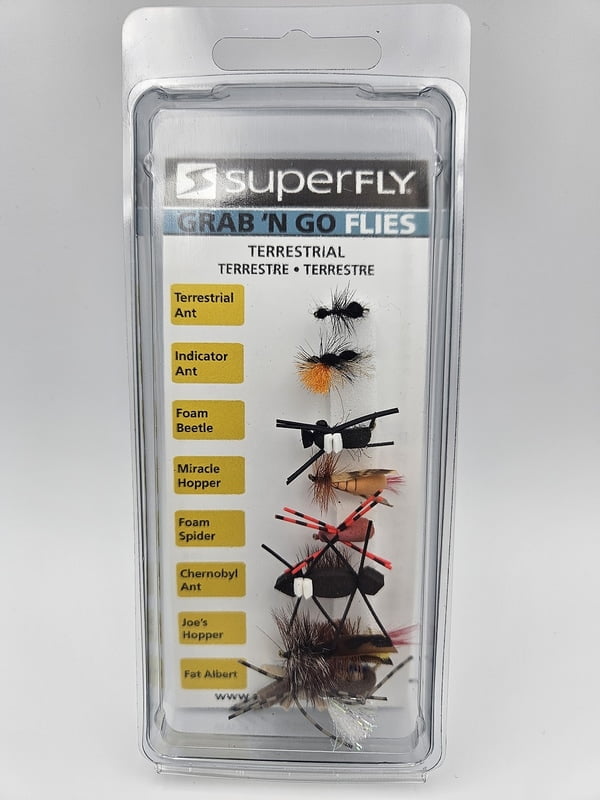 Superfly Grab 'N Go Terrestrial Assorted Flies