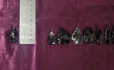 Obsidian Arrowheads