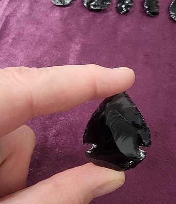 Obsidian Arrowheads