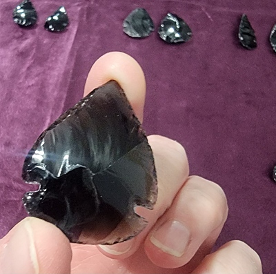 Obsidian Arrowheads