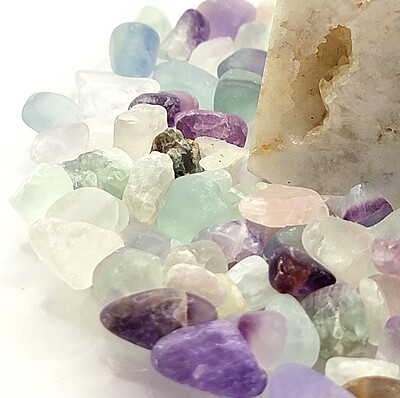 Rainbow Fluorite Chips