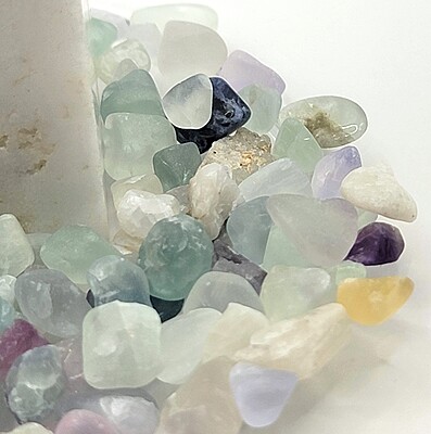 Rainbow Fluorite Chips