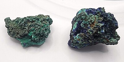 Azurite and Malachite Specimens