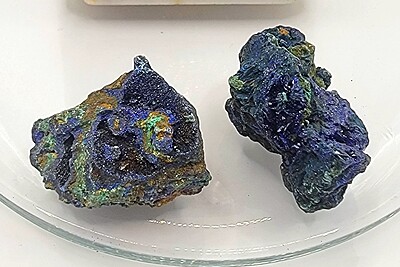Azurite and Malachite Specimens