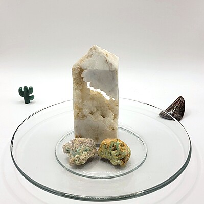 Green Tourmaline Clusters