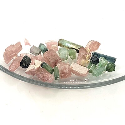 Pink and Green Tourmaline- Specimens and More