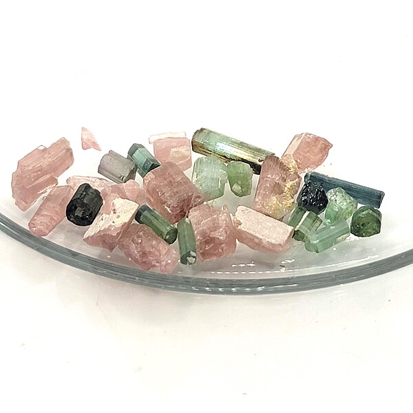 Pink and Green Tourmaline- Specimens and More